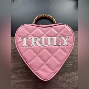 Truly Pink Quilted Heart Bag